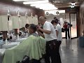 Snip, clip, shave, blow - haircut.