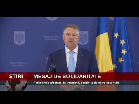 Persoanele afectate de inundații, sprijinite de către autorități