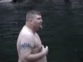 Brock takes a January swim in the Potomac