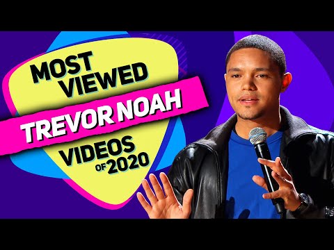 TREVOR NOAH - Most Viewed Videos of 2020 Various stand-up comedy special mashup