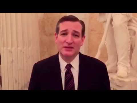 cruz - Sen. Ted Cruz needs a redo during his impromptu response to President Obama's State of the Union Address.