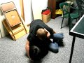 Vicky and Tim Wrestling