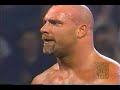 jean claude van damme was on wcw nitro 1999 (monday on tnt) basically to promote universal soldier: the return with bill goldberg. chuck norris was also there and the video says the rest.please visit, rate and subscribe: the int'l jean-claude van damme forum: www.jcvd.freeforums.org http the ultimate jean-claude van damme channel: www.youtube.com www.youtube.com attention: the video, audio footages, information, images and data contained in this video are � copyrighted and courtesy by their respective owners! this video was made only for promotional purpose! no copyright infringement intended!