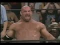 jean claude van damme was on wcw nitro 1999 (monday on tnt) basically to promote universal soldier: the return with bill goldberg. chuck norris was also there and the video says the rest.please visit, rate and subscribe: the int'l jean-claude van damme forum: www.jcvd.freeforums.org http the ultimate jean-claude van damme channel: www.youtube.com www.youtube.com attention: the video, audio footages, information, images and data contained in this video are � copyrighted and courtesy by their respective owners! this video was made only for promotional purpose! no copyright infringement intended!