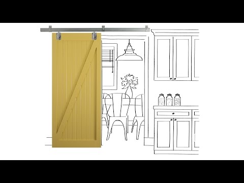 how to build a barn door