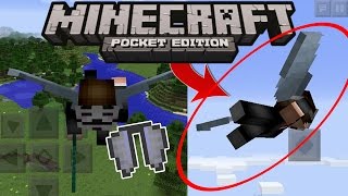 MCPE 0.17.0 UPDATE - FLYING! Elytra WINGS // Gameplay Concept NEWS! Minecraft PE (Pocket Edition)
