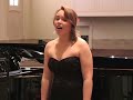 maddy singing at her senior voice recital with the bridges academy of fine arts. instructor: beverly laubach. accompanied by catherine s. filmed in may 2008 at st. luke's united methodist church, houston, tx.
title: take, o take those lips away
composer: charles hubert hastings parry
lyricist: william shakespeare, from the play 