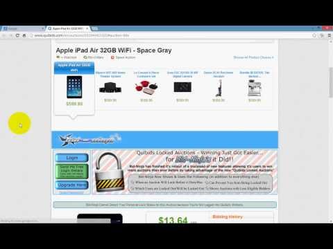 how to bid on quibids for free