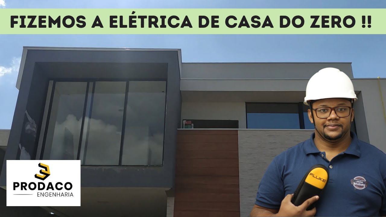 Fizemos a Elétrica dessa casa do Zero !