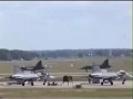 JAS Gripen Twin launch and landing