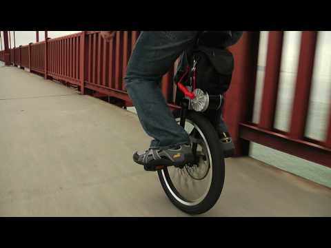 MythBuster Adam Savage + SBU (Self-Balancing Unicycle)