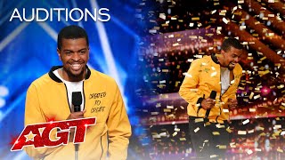 Golden Buzzer: Brandon Leake Makes Agt History With Powerful Poetry