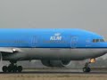 Landing 18R KLM Boeing 777-206/ER schiphol polderbaan