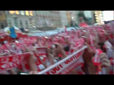 Hymn Polski - Polska vs Czechy 16.06.2012 Wrocław Strefa Kibica