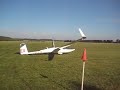 Non assisted takeoff DG808C Glider