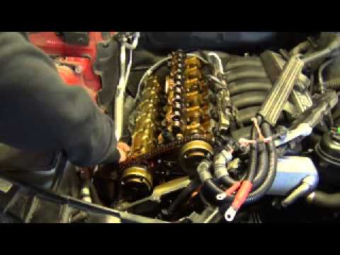 BMW 6 Cylinder Valve Cover, Spark Plugs, and Eccentric Shaft Sensor DIY