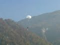 Hang gliding rescue parachute opening
