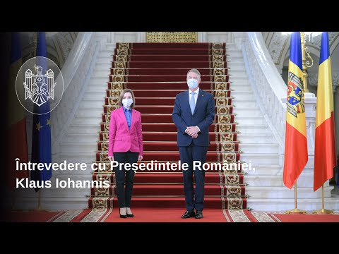 Președintele Maia Sandu s-a întâlnit la București cu Președintele României Klaus Iohannis