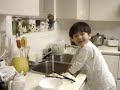 Jeromy (age:5) doing dishes.1