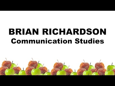 play Brian Richardson - Communication Studies video
