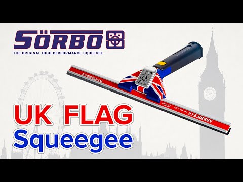 SPC - Sörbo -  UK Flag  Squeeguee 14in/35cm