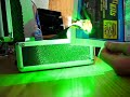 500mw Green Laser Burning Paper.