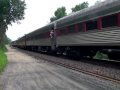 Steam locomotive rockets through Jo Daviess County