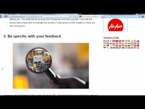 how to provide constructive support and feedback to others