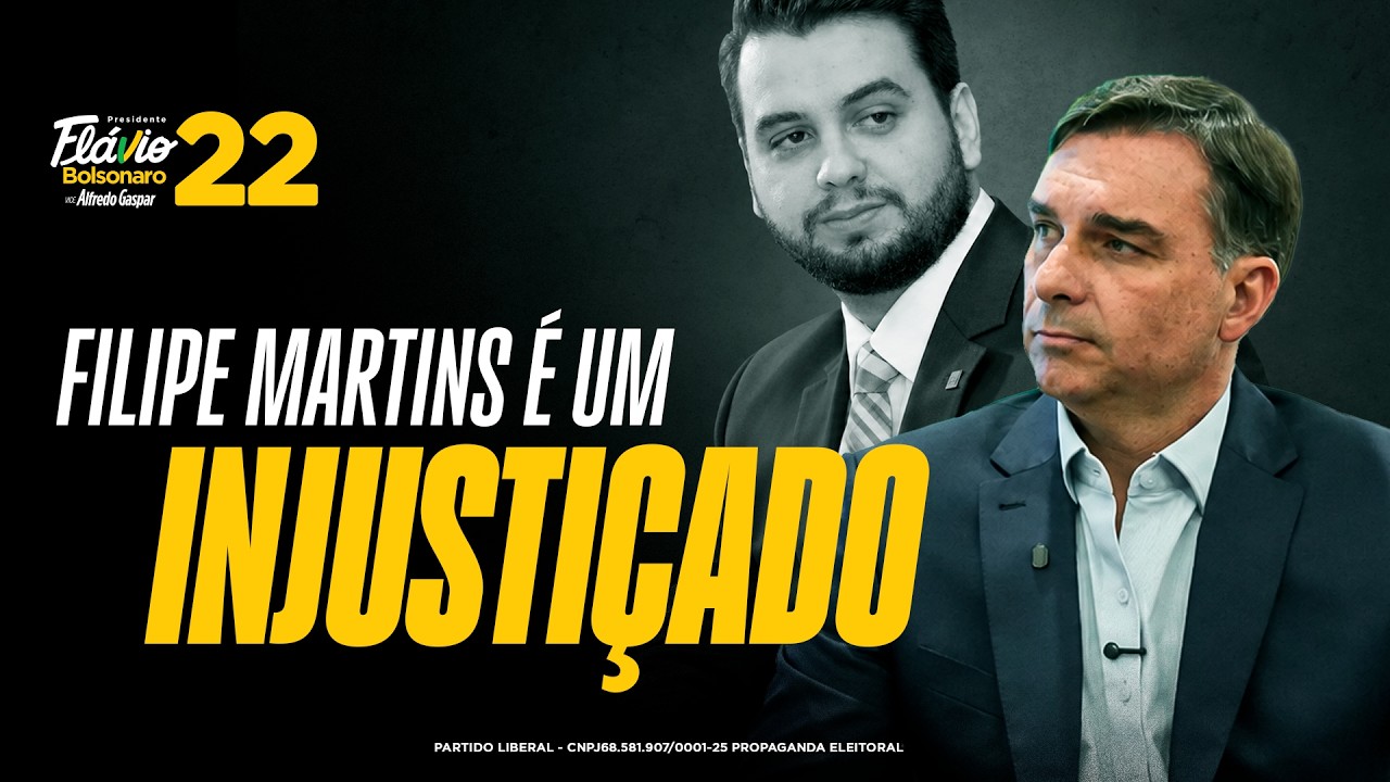Filipe Martins não fez absolutamente nada de errado. é mais um perseguido político.