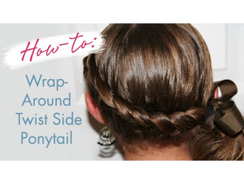 Wrap-Around French Side Ponytail | Cute Girls Hairstyles. Time: 4:33