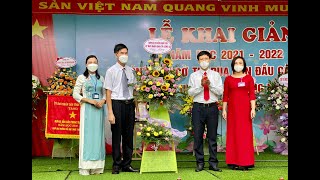 Phó Chủ tịch HĐND thành phố Đỗ Trường Sơn chúc mừng Lễ khai giảng năm học mới 2021-2022 tại Trường Tiểu học Trần Phú