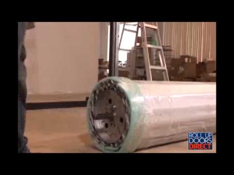 how to install a roll up door