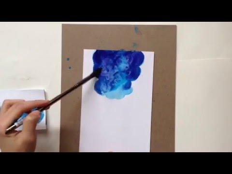 video-linktoworks-Simple Watercolour Galaxy Painting - YouTube
