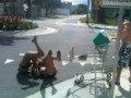 SloMo Bikini Girl Faceplant -