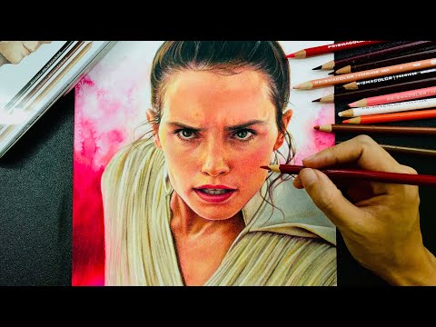 video-linktoworks-How I draw Rey in Star Wars: The Rise of Skywalker...