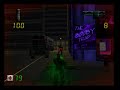 this is duke nukem: zero hour (for the nintendo 64)- part 2 of level 01- mean streets. finally, some action. don't get hit by the tank shells or get crushed by it- it's instant death. also, monsters: green lizard man with silver white armor- enforcer- armed with a m80 pulse blaster. green lizard man with golden brown armor- enforcer captain- armed with dual m80 pulse blasters. police attire pig- pig cop- armed with a claw 12 shotgun. armored pig with gas grenades- riot pig- armed with a ...