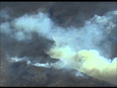 Incendio El Bonito, en las serranías de Múzquiz, Coahuila 
