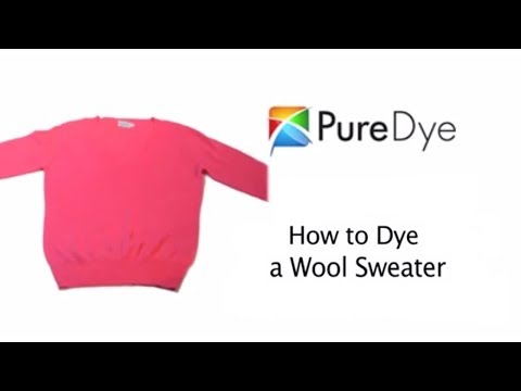 how to dye cashmere