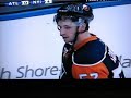 Exelby ball juggles and punches Comeau