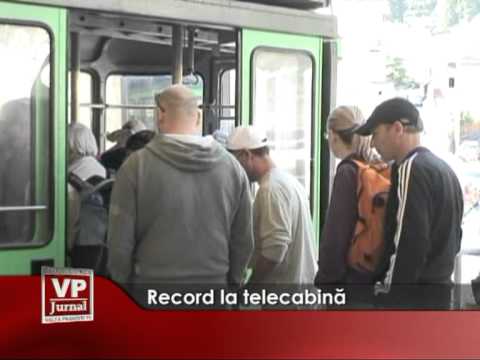 Record la telecabină