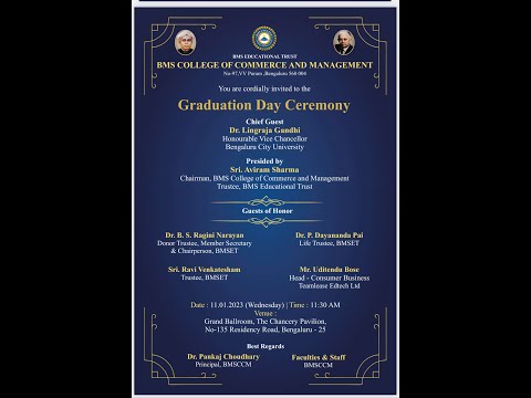 BMS College Of Commerce & Management Bangalore General video thumbnail 4