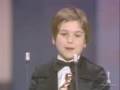 Tatum O'Neal winning Best Supporting Actress