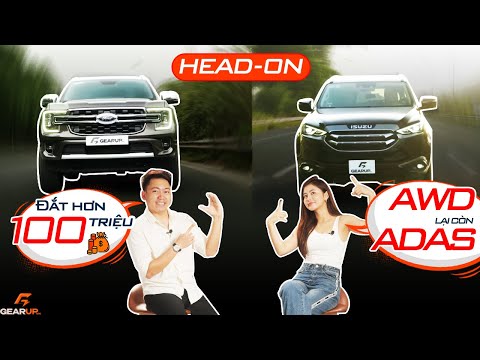 Lấy Ford Everest 4x2 hay CẤT 100 TRIỆU ĐI mua Isuzu MU-X 4x4 Premium? | GearUp Head-on
