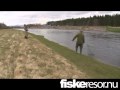 Fly fishing river Dee atlantic salmon