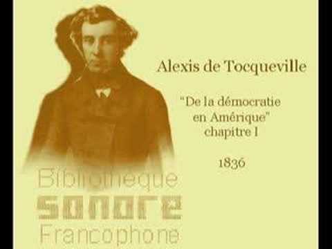 Tocqueville Démocratie en Amérique I 1
