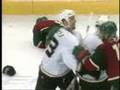 Ducks vs. Wild Brawl & Brad May KO's Kim Johnsson 4/17/07