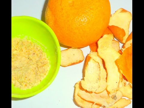 how to whiten skin with orange peel