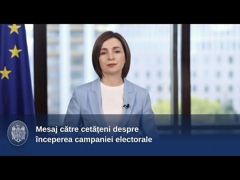 Președinta Maia Sandu a venit cu un mesaj pentru toți cetățenii și concurenții electorali, la început de campanie electorală pentru alegerile parlamentare din 28 septembrie