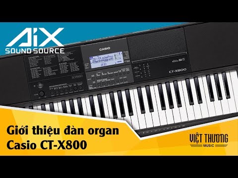 Giới thiệu đàn organ Casio CT-X800