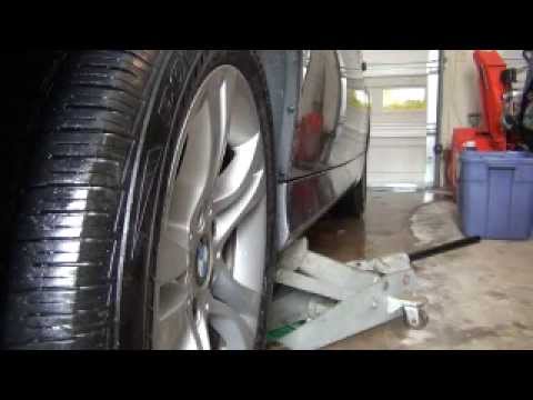 BMW 3 Series Front Pads Rotors Sensor DIY Replacement